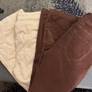 Two pairs of Hollister corduroys 3S